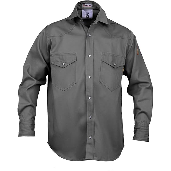 Amazon.com: Flame Resistant FR Shirt - 88/12 (Small, Dark Grey